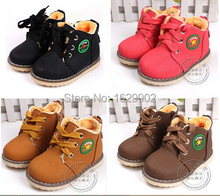 Size 21-30, Kids Wniter Shoes baby shoes bab thicken cotton-padded shoes children winter warm boots boys snow boots infant boots