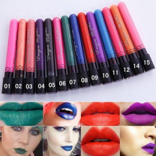 Image of NEW Long Lasting Waterproof Lip Liquid Pencil Matte Lipstick Beauty Makeup Lip Gloss 4.4g