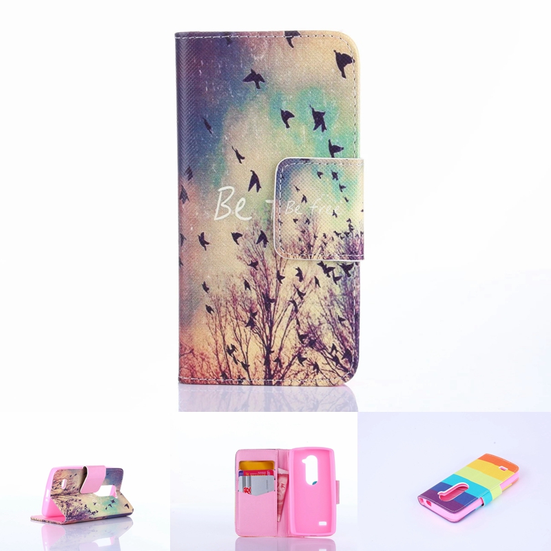 PU Leather Phone Case For LG Leon 4G LTE H324 H320 H340N H326T C50 C40 Capa