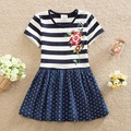 Neat Retail 2016 short sleeved Baby girl clothes princess summer dress girl party dress tutu dresses