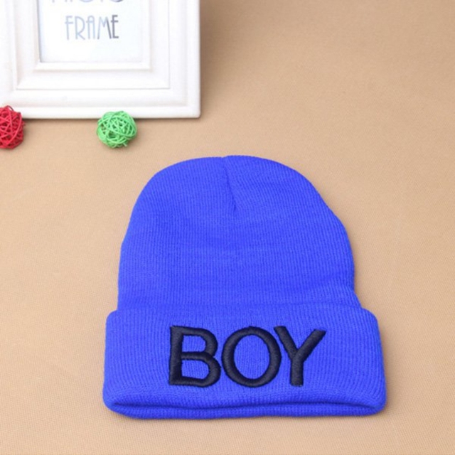 Малыш Девочка Мальчик Зима МАЛЬЧИК Череп Шляпа Warm Beanie Шапки Шерстяные Лыжные Шапки