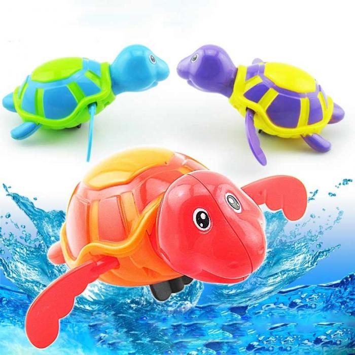 Swimming Wind Up Turtle Pool Animal Floating Toys For Baby Kids Bath Time Hot BG
