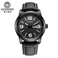 2016 Luxury Brand OCHSTIN Casual Watch Quartz Hour Date Clock Sport Watches Men s Leather Military