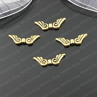 (25610)Fashion Jewelry Findings,Accessories,charm,pendant,Alloy Antique Gold 21*6MM Wing 50PCS