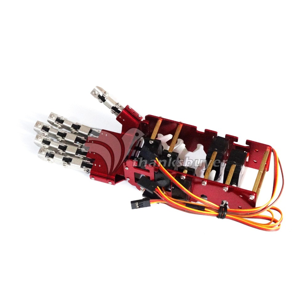 2018 New 5dof Humanoid Five Fingers Metal Manipulator Arm Left Hand Right Hand With A0090 Servos For Robot Diy Arms Hands Arm Manipulatorarm Metal Aliexpress