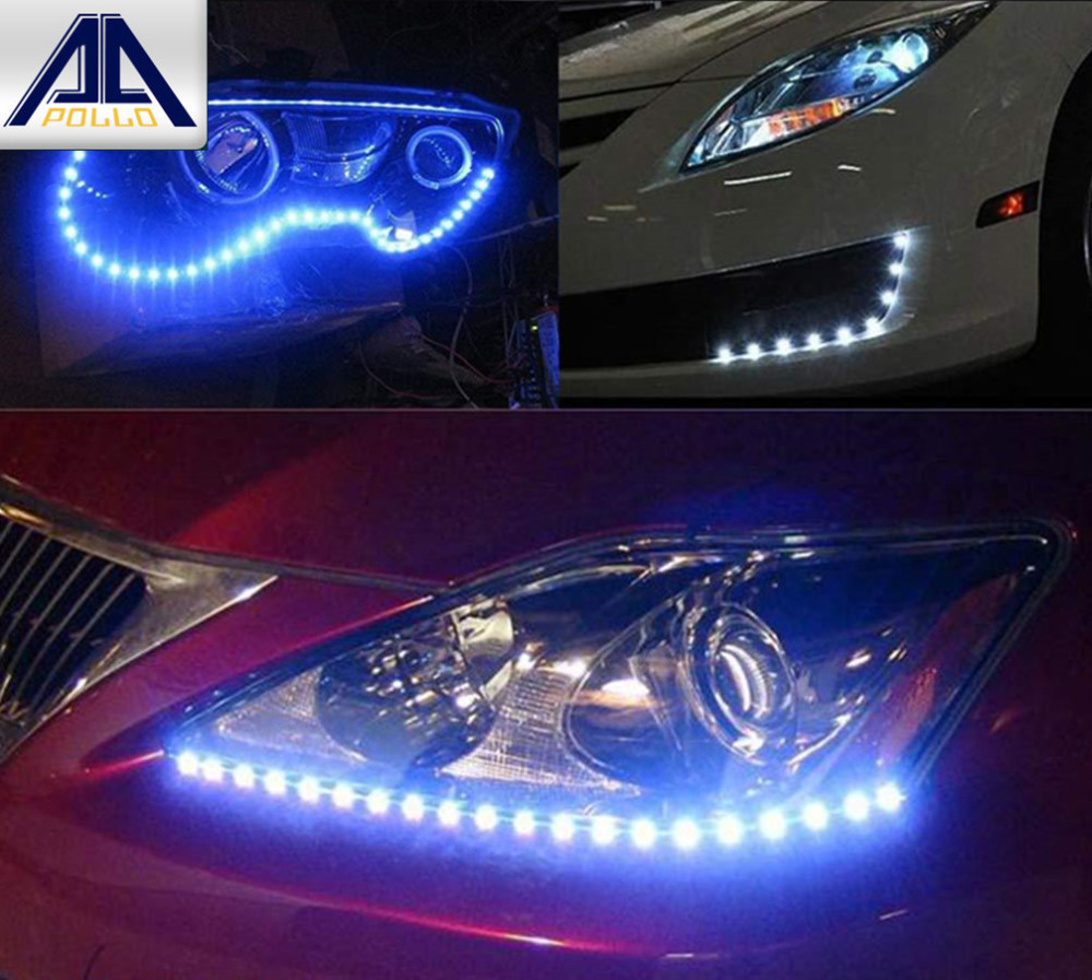 2x-30cm-DRL-Fexible-Strip-LED-Undercar-Eyeline-Daytime-Drving-Running-Light-Waterproof-Car-Styling-Brand