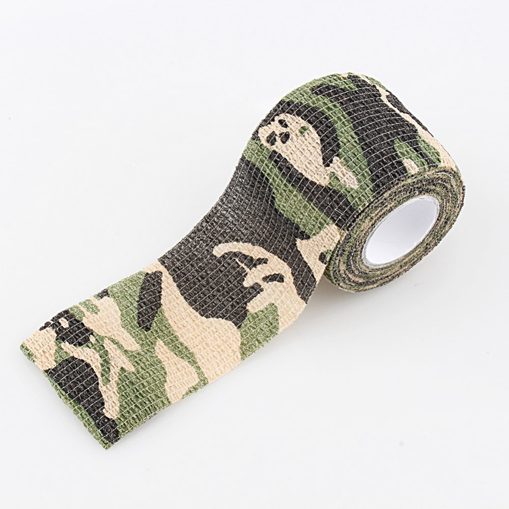 Image of Free Shipping 1 Roll Camo Stretch Bandage,Camping Hunting Camouflage Tape for Gun,Cloths Hot