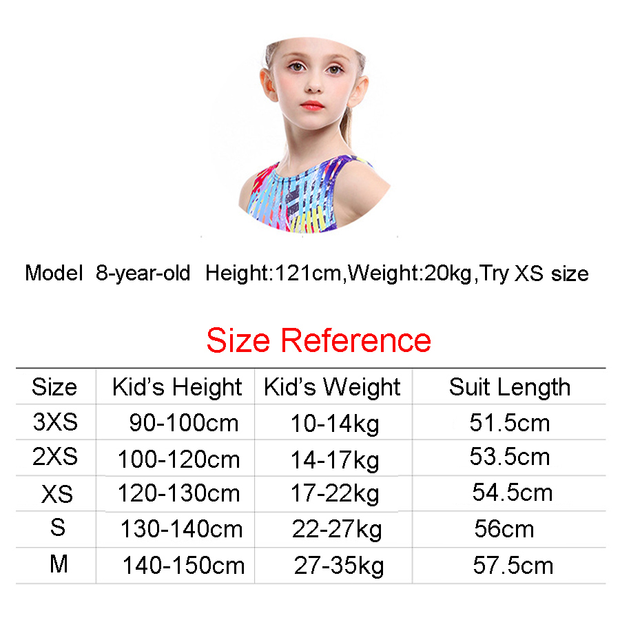 girls swimsuit sizes