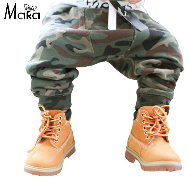 Baby Camouflage Harem Pants Kids Boy Girl Fashion Camo Pants Kids Loose