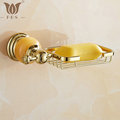 62 Jade Series Golden Polished Brass Jade Base Soap Dish Holder Soap Network Bathroom Accessories Soap