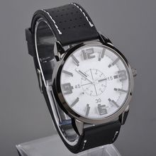 Men Watch 2015 Quartz Watch with Rubber Strap Band Wrist Watchest Men Gift Free Shipping PMPJ579