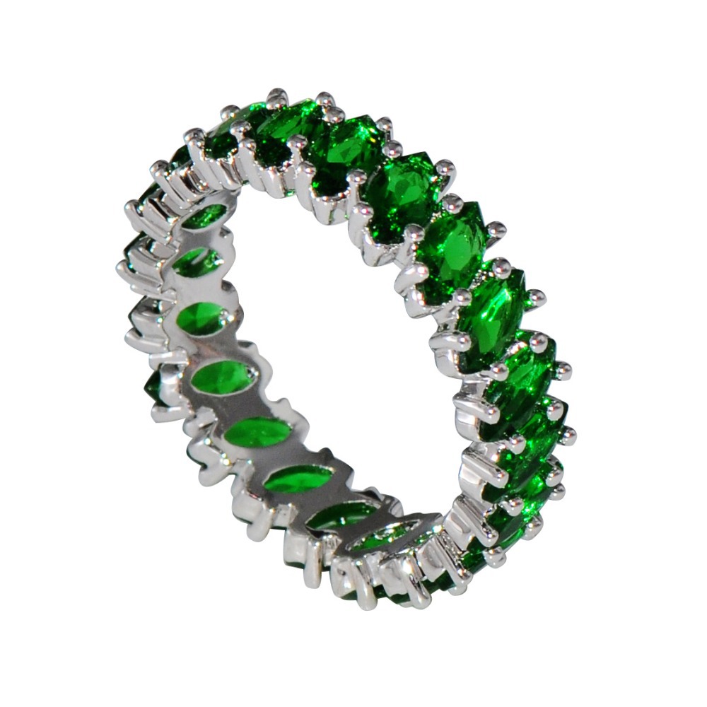 -Fashion-Emerald-Ring-White-Gold-Filled-Jewelry-Vintage-Wedding-Rings ...