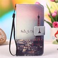 Fashion Colorful PU Leather Flip Case for LG X Power 5 3 Eiffel Tower Butterfly Kitty