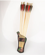 New Outdoor Camouflage Children s inserted Archery Equipment Bag Bow Quiver Archery Easy Waist Hanging Arrow
