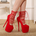 New Arrival Shoes Woman Fashion Cut Outs Knot Women Pumps Party Wedding 6CM Platform Shoes Women