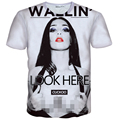 summer t shirt men fashion 2016 short sleeves Hip Hop Tees Head people cool 3d T