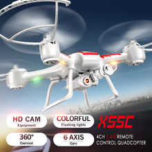 Original Syma 2.4G 4CH X55C X55G RC Quadcopter Drone With HD Camera Remote Control Helicopter Headless 3D Flip Kids Toys