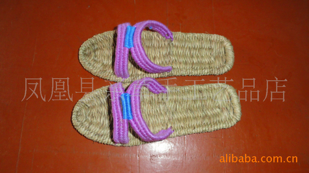 Caters to couples slippers sandals hemp shoes hemp slippers crochet slippers
