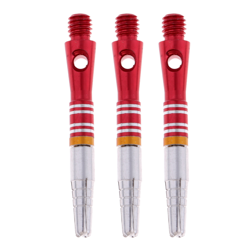 3x Aluminum Alloy 360 Degreed Rotating M Dart Shafts Stems 2BA Dart