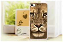 Popular Hot Animal Pattern Lion Tiger Owl Painting Case Cute Colored Drawing Hard Plastic For Lenovo