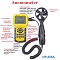 Digital Wind Speed Air Volume Meter HoldPeak HP 856A Anemometer USB Handheld with Data Logger Temperature