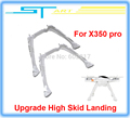 Free shipping 100 Original Upgrade High Skid Landing Spare parts for Walkera QR X350 Pro Suit