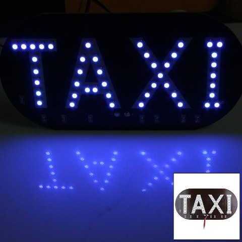 Бесплатная доставка лобовое стекло автомобиля кабина войти синий 1210 смд 45 из светодиодов такси свет лампы 12 в постоянного тока в # клин