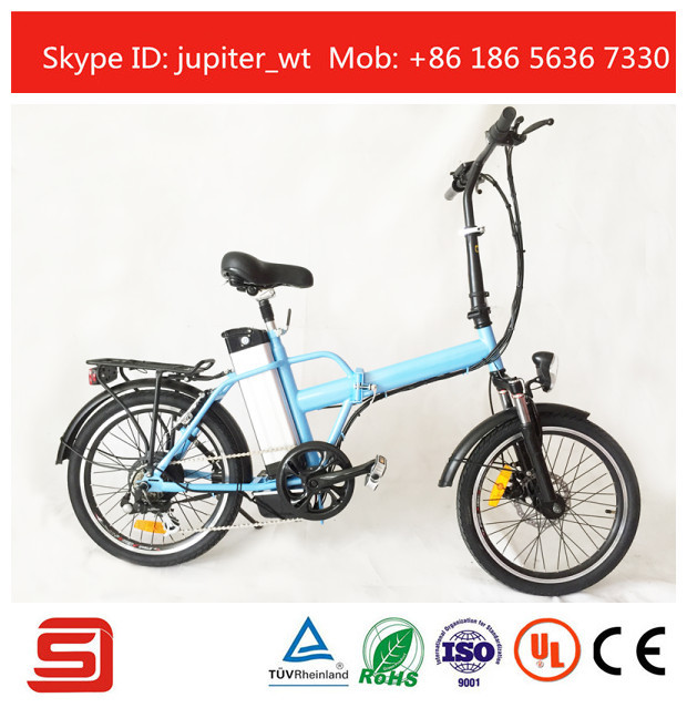 36V 10AH Li ion Battery Folding Electric Bicycle With LED Display JSE 12