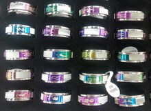 100pcs Stainless Steel Spinning Rings