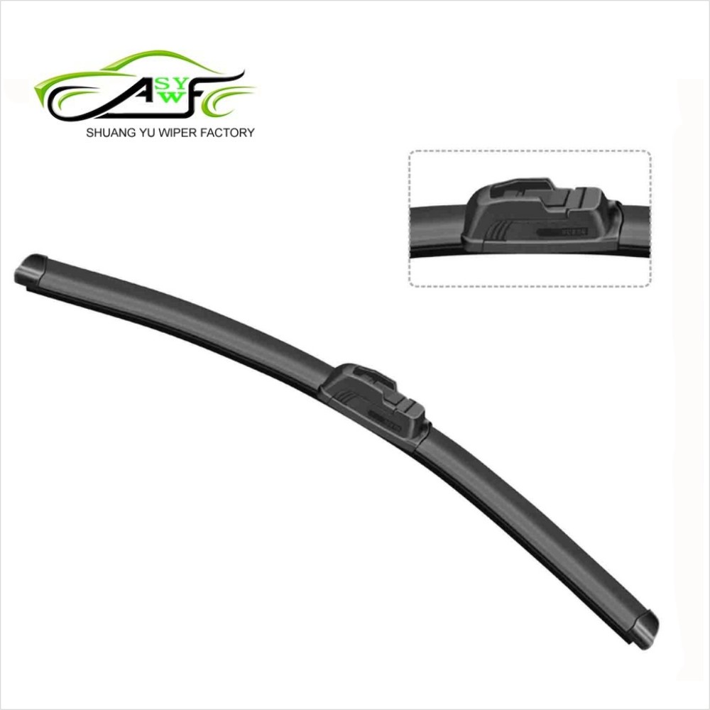 Image of Top quality Universal U hook Car Wiper Blade,Natural Rubber Car Wiper auto soft windshield wiper 14-28inch any 1 size choice
