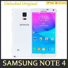 Original Samsung Galaxy Note 4 N910A Android Cell Phone Quad Core 3GB RAM 32GB ROM 5.7″inch 2560x1440pixels 16MP Refurbished
