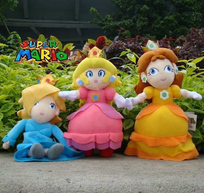 peach daisy and rosalina plush