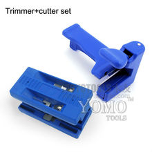 Hand End Trimmer wood working tools doule edge trimmer+manual edge bending cutter set