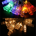 2 3M 20 LED Photo Clip String Lights Battery Operated LED String Light Fairy Lights Christmas