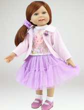 2015 recién llegado de 18 pulgadas de vinilo completa american girl muñeca de regalo
