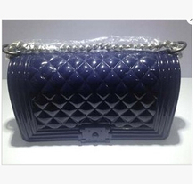 2015 summer women messenger bags Le Toyboy chain shoulder crossbody bags jelly transparent bag beach bag