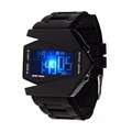 JOCESTYLE Sports LED Digital Watches Men relogio masculino Aircraft Shape Military Male Wristwatch Bracelet Reloj Hombre
