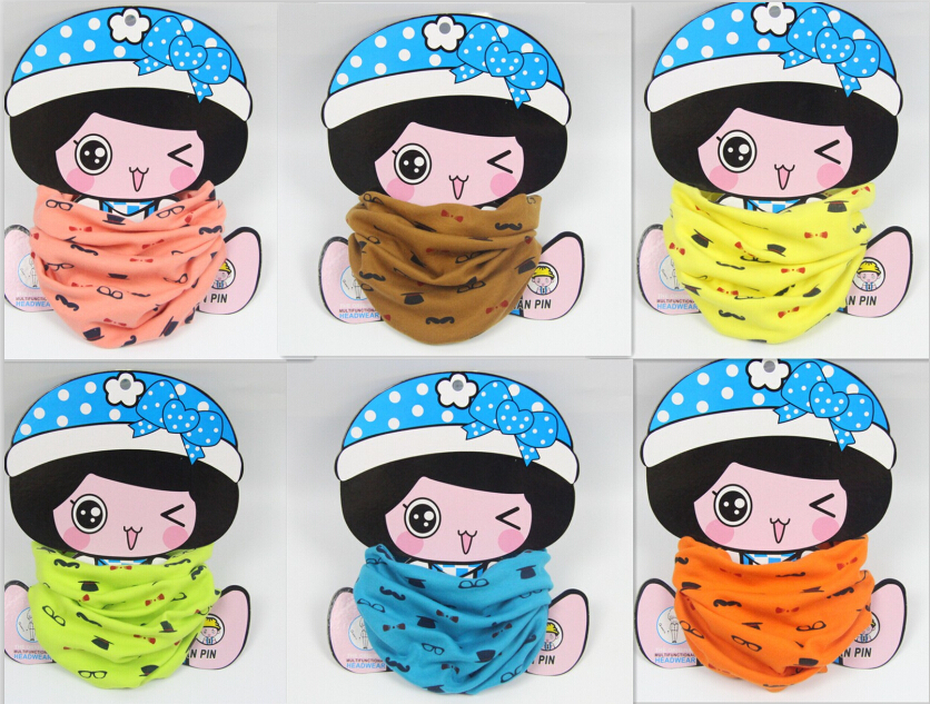 Free shipping 2015 New Spring Autumn Winter Baby scarf Boys and girls cartoon cat fishbone Kids O ring child neck Scarf