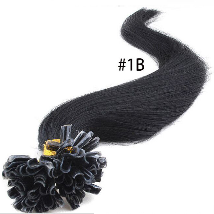 Nail Tip Extensions Hair Glamour Salon Aliexpress Best Sell Keratin Nail Tip U Hair Extensions 18 24 100s Lot Remy Human 50g Brazilian Extension From