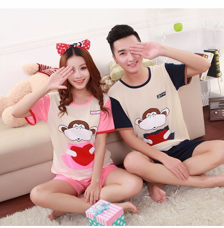 9 Family Matching Clothes Short Sleeve Tops+Shorts Family Set Clothes Printing Monkey Mother Daughter Family Matching Clothes