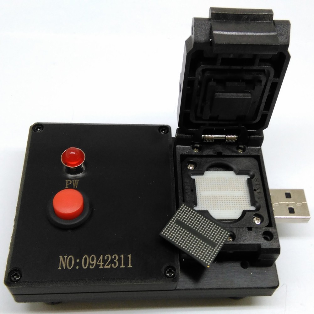 BGA316 U-Disk Test Jig 8CE AlcorMP Controller Clamshell USB Interface Probe Pogo Pin Fixture