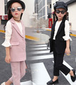 2017 autumn children s clothes girls suits slim sleeveless cotton baby girl formal suits for girls