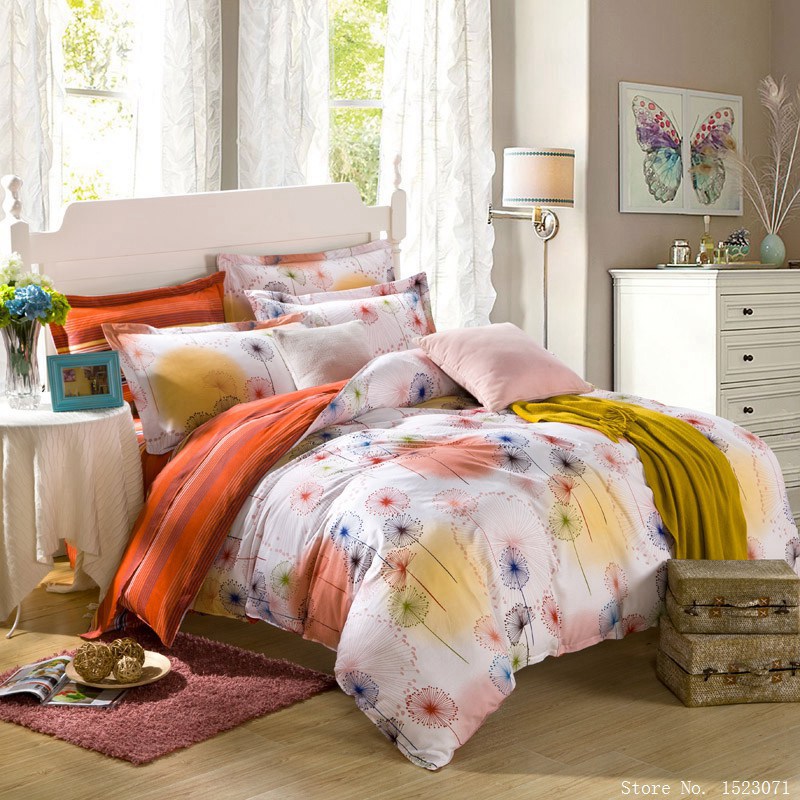 Wholesale 100 Cotton Pink Grid Bedding Set Black White Striped