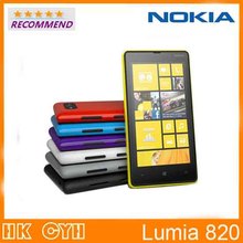 Original Unlock Nokia Lumia 820 Refurbished Windows Smartphone 1GB RAM 8GB ROM 4.3” Touch Screen 8MP Camera