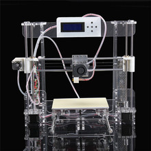 free shipping High Quality Precision Reprap Prusa i3 DIY 3d Printer kit with 2roll filament 16GB