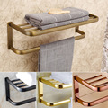 2016 Fashion Bathrool Towel Rack Bath Towel Holder Wall Mounted Towel Bar Rod 4 colors for