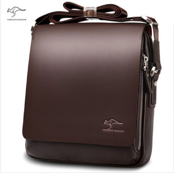 New Kangaroo design leather men Shoulder bags, men's casual business messenger bag,vintage crossbody
