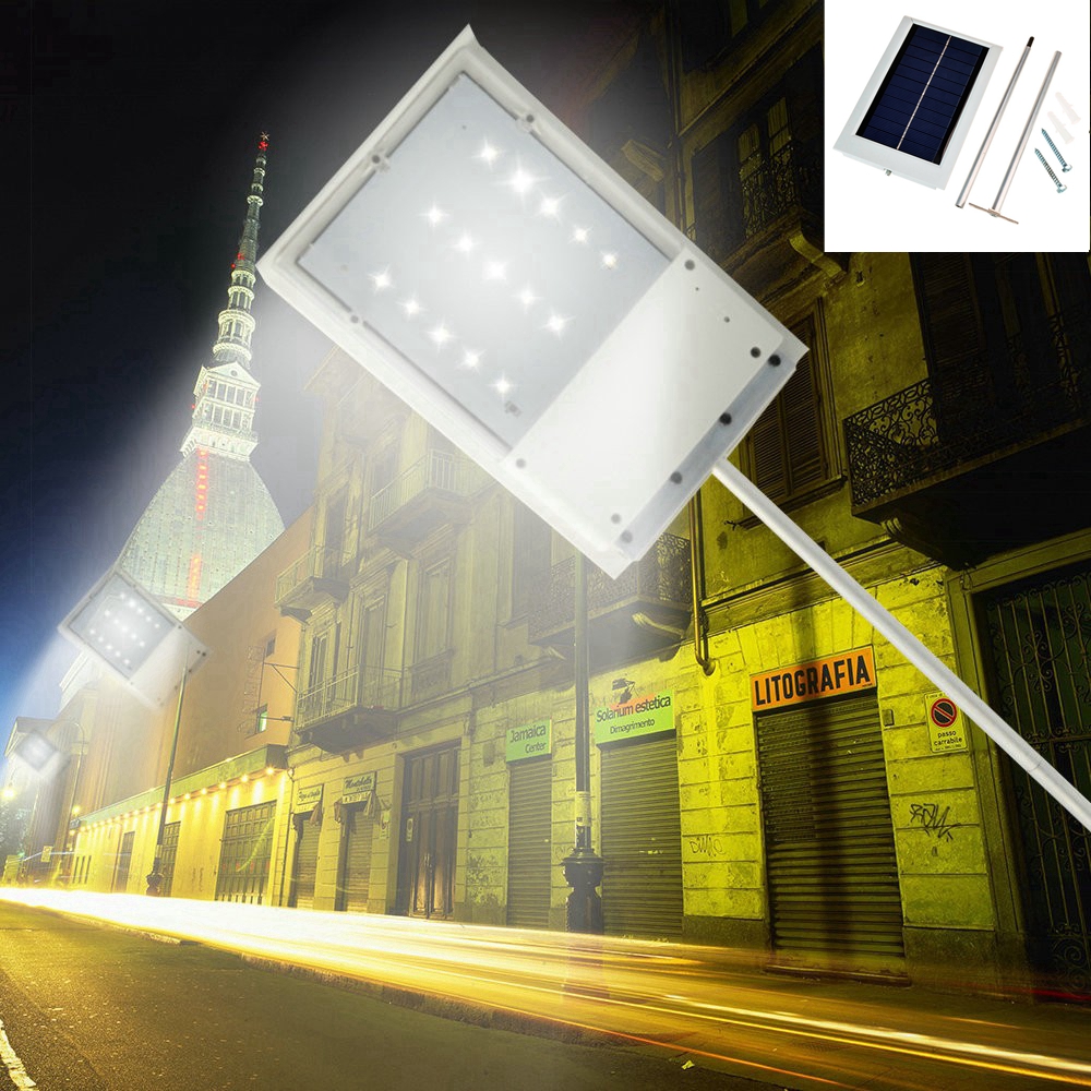 2016 New Solar Powered Panel 15 LED Street Light Solar Sensor Light Outdoor Garden Path Spot Light Wall Emergency Lamp Luminaria 2016 New Solar Powered Panel 15 LED Street Light Solar Sensor Light Outdoor Garden Path Spot Light Wall Emergency Lamp Luminaria