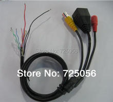 CCTV network video power cable,1m long, BNC&DC connectors, RJ45 socket, for network&power cable,another end for PCB board