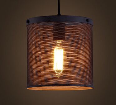 Creative living room pendant lamp American country industrial retro restaurant bar lamp network single head pendant light